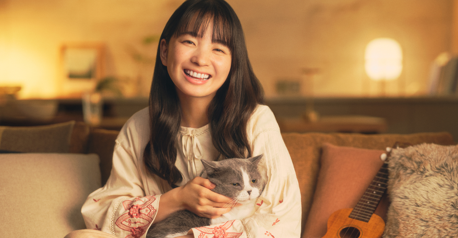 福地桃子さん主演CM「二人のウクレレ篇」