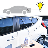 車両からの電源供給イメージ