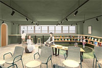 共用ラウンジイメージパース