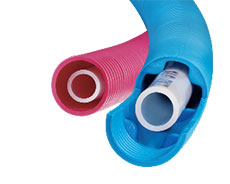 優れた保温性の住戸内給水・給湯配管「コルゲートウォーム」