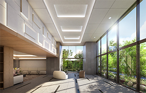 「GRAND FOYER （ロビー空間）」完成予想CG