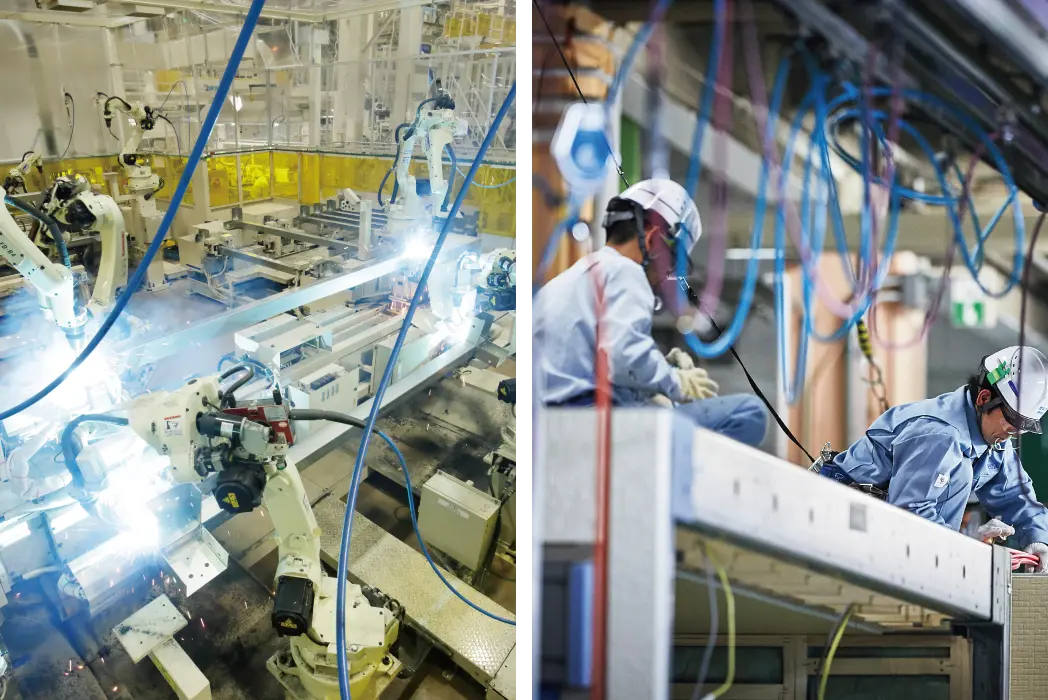 先進技術と熟練工