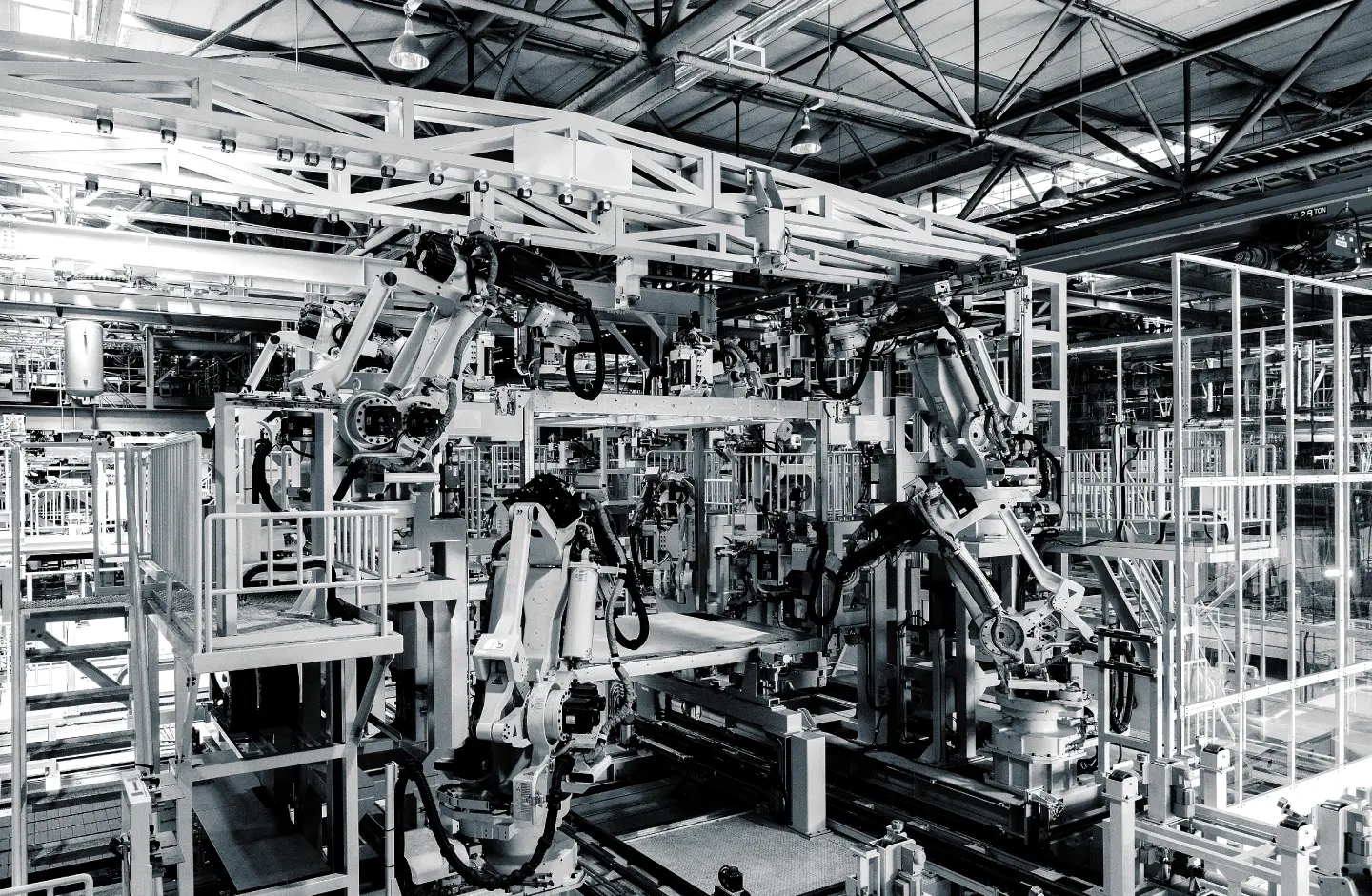 機械を使用した生産