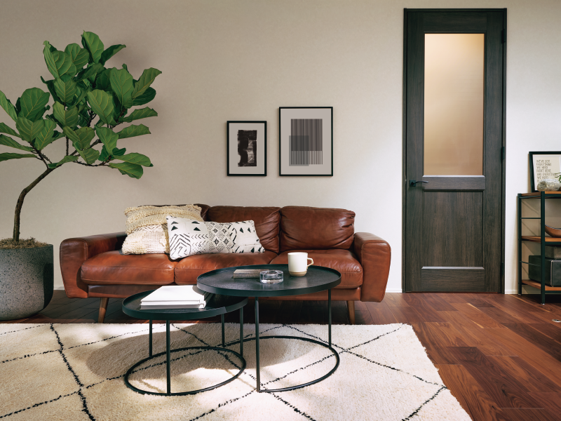 カフェヴィンテージスタイルのリビングルーム。