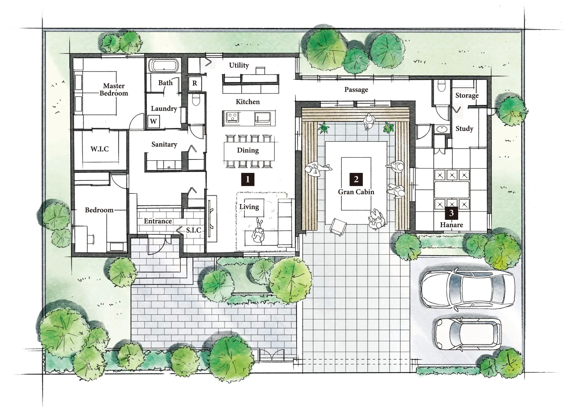 The Designer’s HeimD1の間取り例