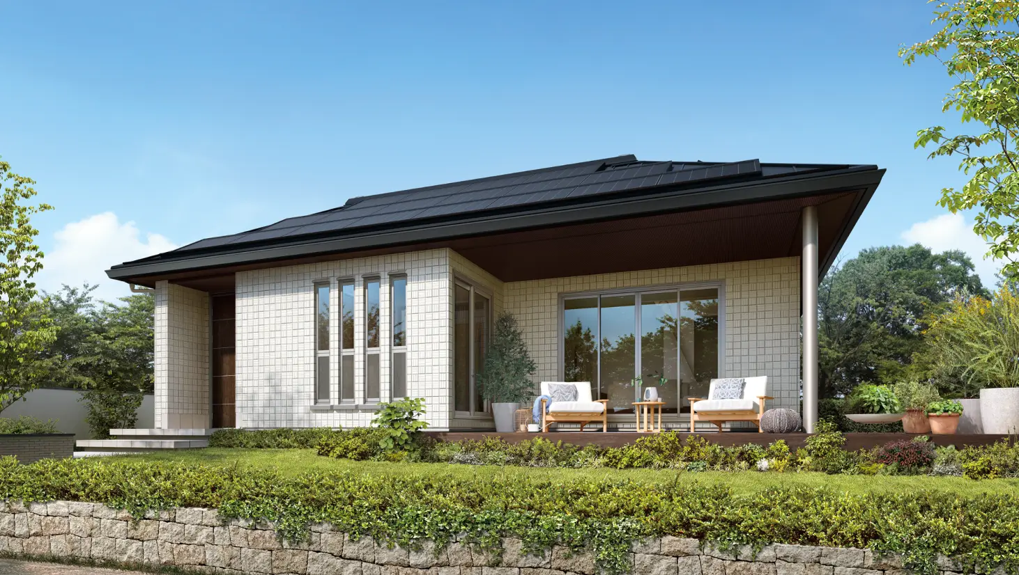 らくの家の外観