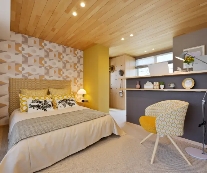 ノルディックスタイルの寝室