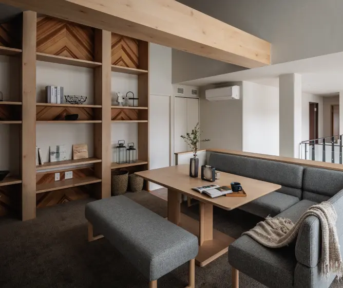 壁面収納のあるセカンドリビング
