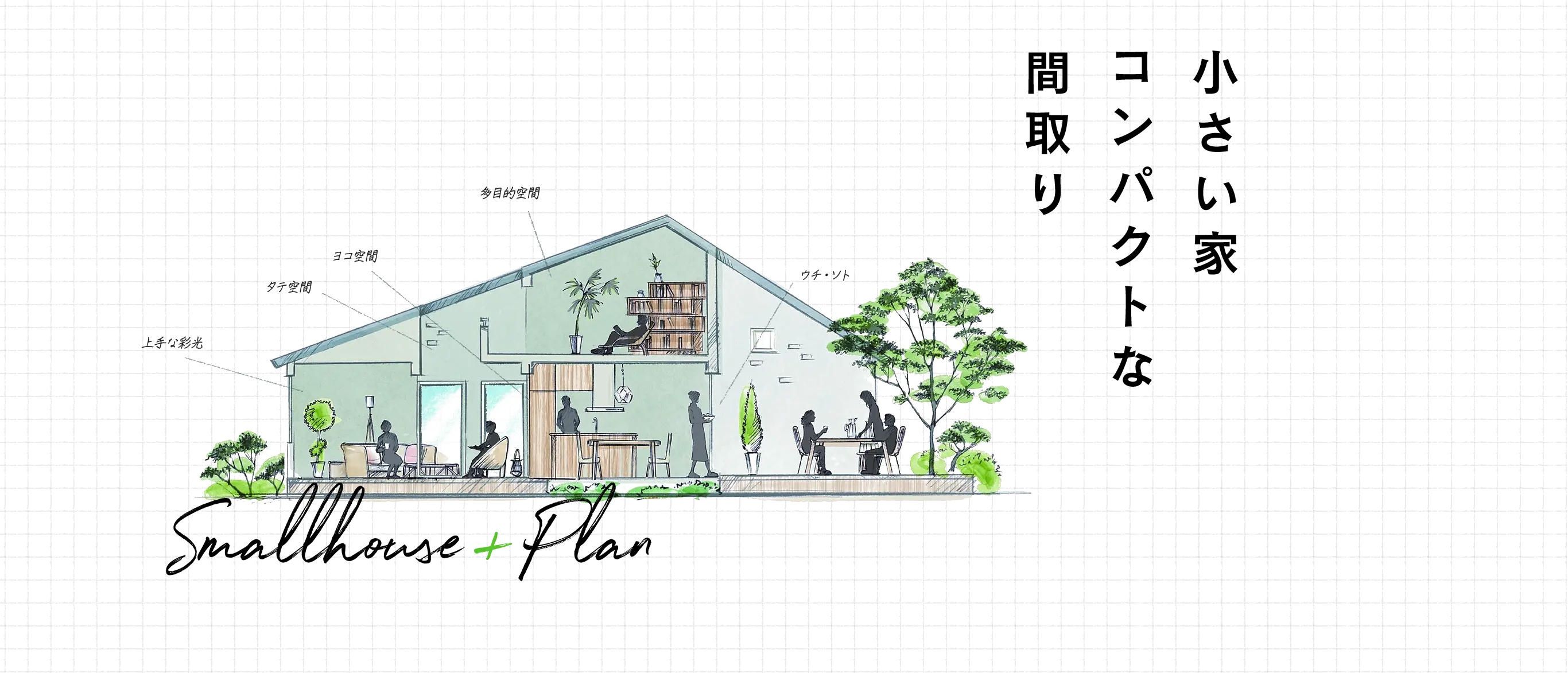 小さい家 コンパクトな間取り