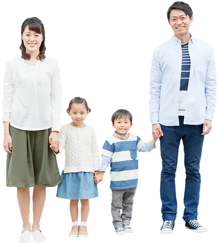 子世帯の4人家族